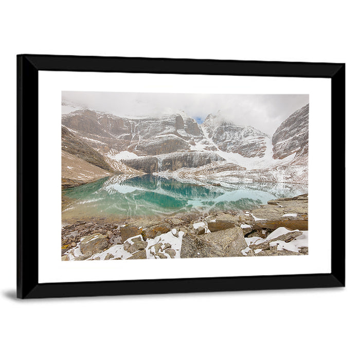 Lake Oesa Reflection Wall Art as a framed print
