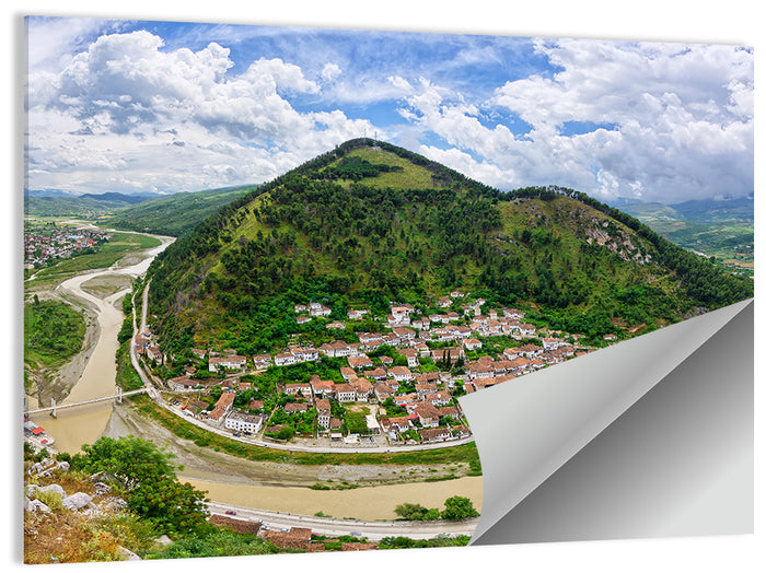 Berat Osum River View Wall Art as a poster print