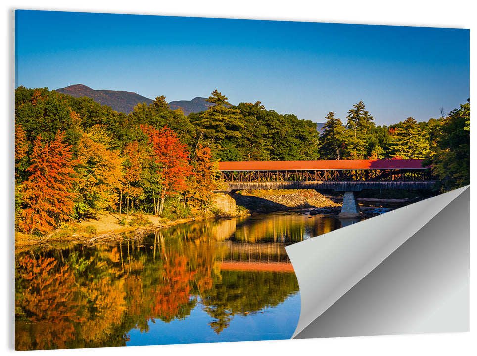 Saco River Bridge Wall Art