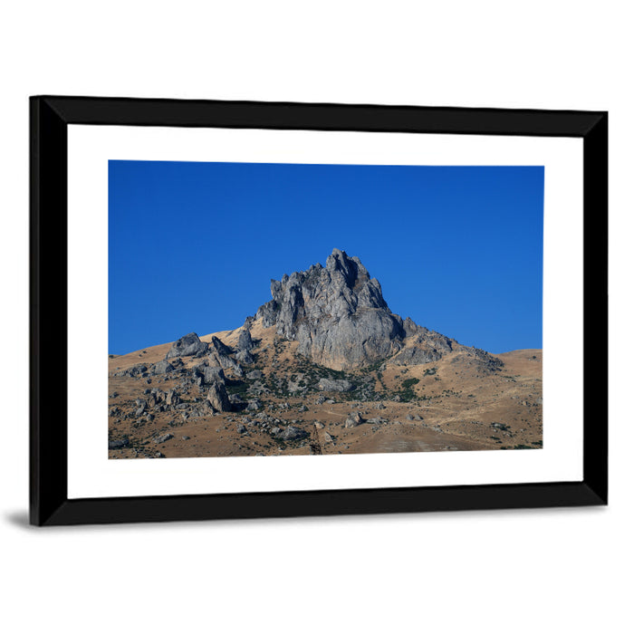 Besh Barmag Mountain Peak Wall Art as a framed print