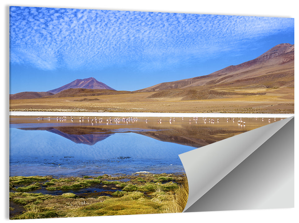 Red Lagoon Lake Wall Art