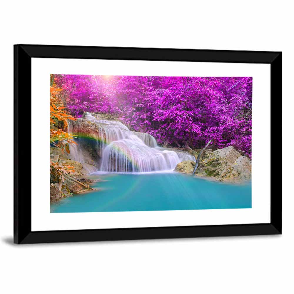 Deep Forest Waterfall Wall Art