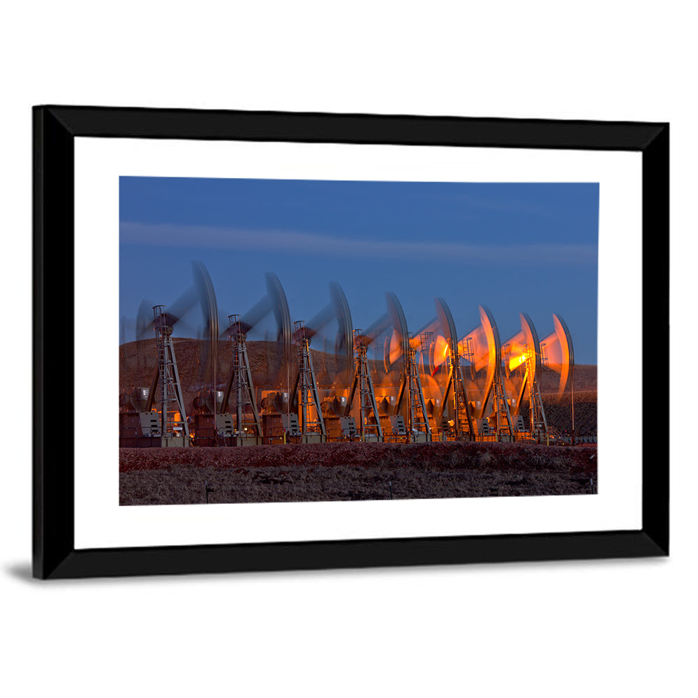 Oil Pump Jack Wall Art