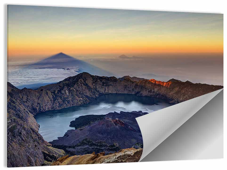 Mount Rinjani Sunrise Wall Art