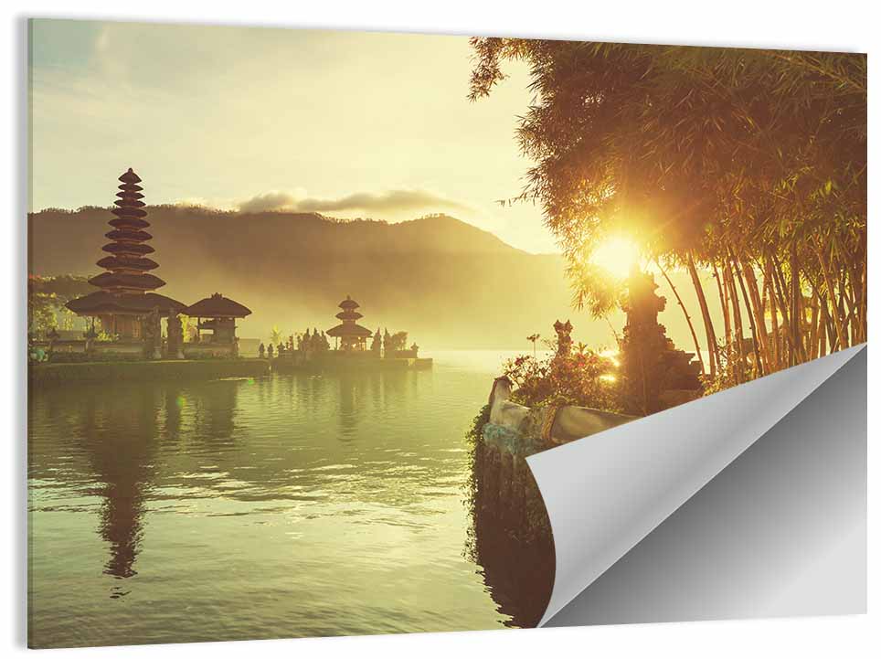 Pura Ulun Danu Temple Wall Art
