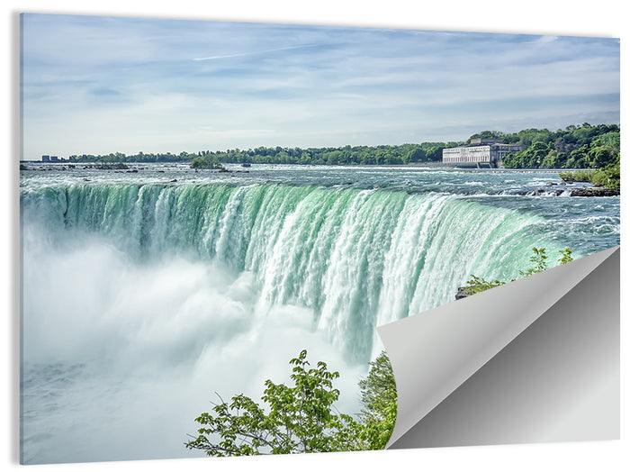 Horseshoe Falls Vista Wall Art as a poster print