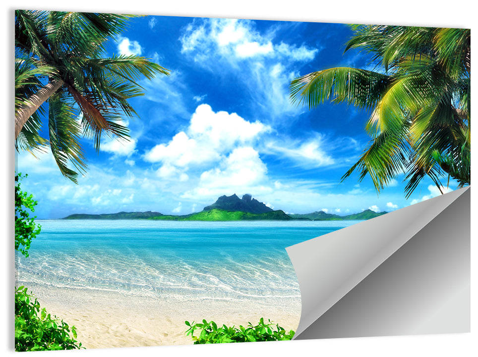 Tropical Beach Coast Wall Art