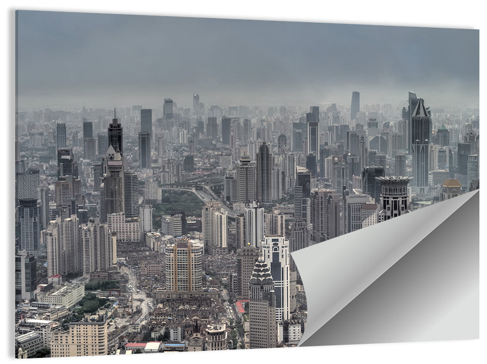 Shanghai Cityscape Wall Art