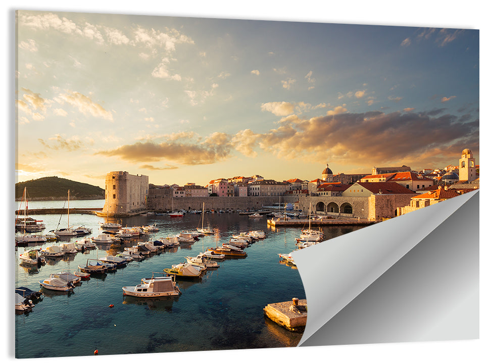 Dubrovnik Port Wall Art