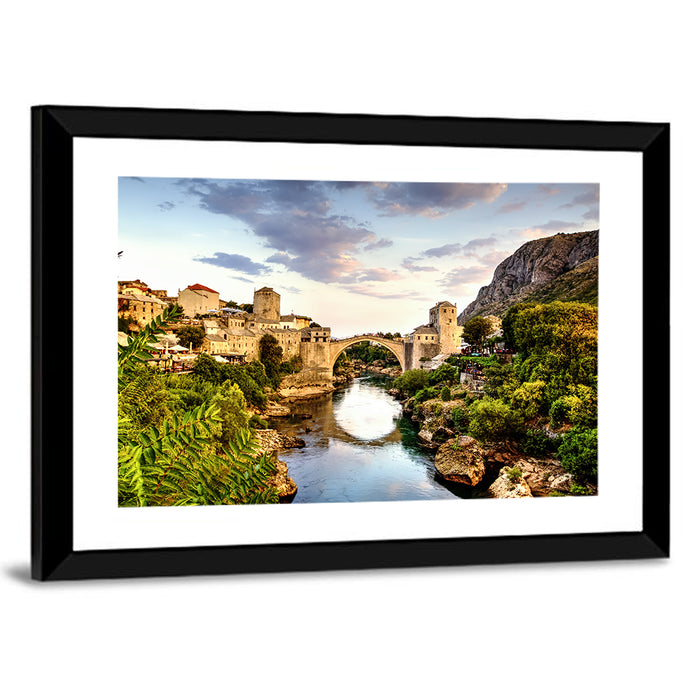 Stari Most Bridge, Mostar Wall Art as a framed print
