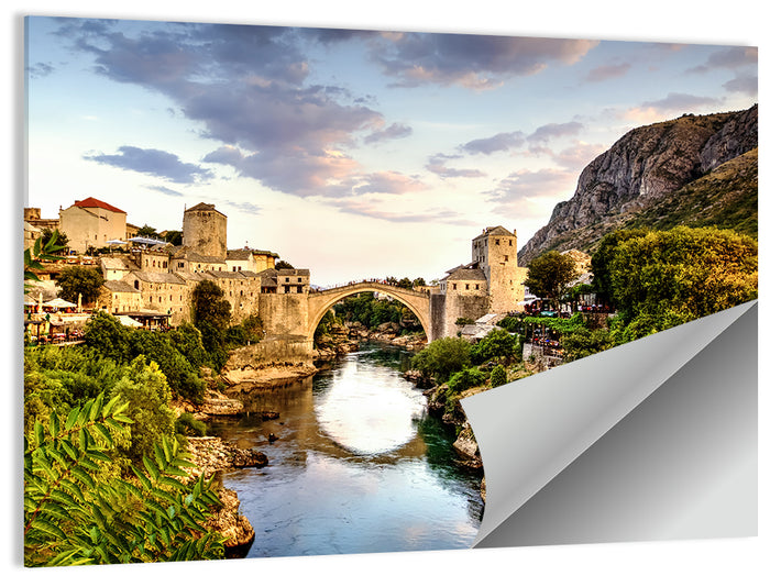 Stari Most Bridge, Mostar Wall Art as a poster print