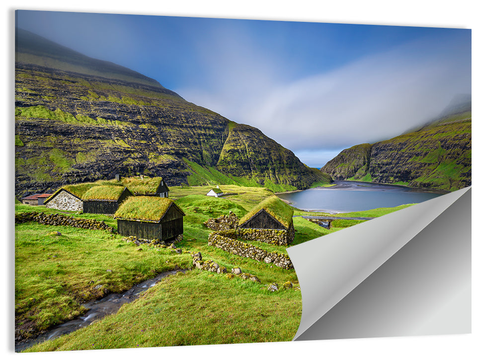 Saksun Faroe Islands Wall Art