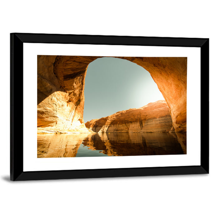 Reflection Canyon Arch Wall Art as a framed print