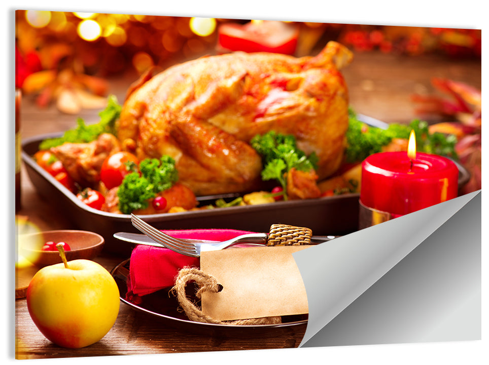 Turkey Dish Wall Art