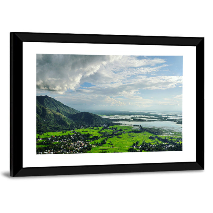 Wular Lake Wall Art as a framed print