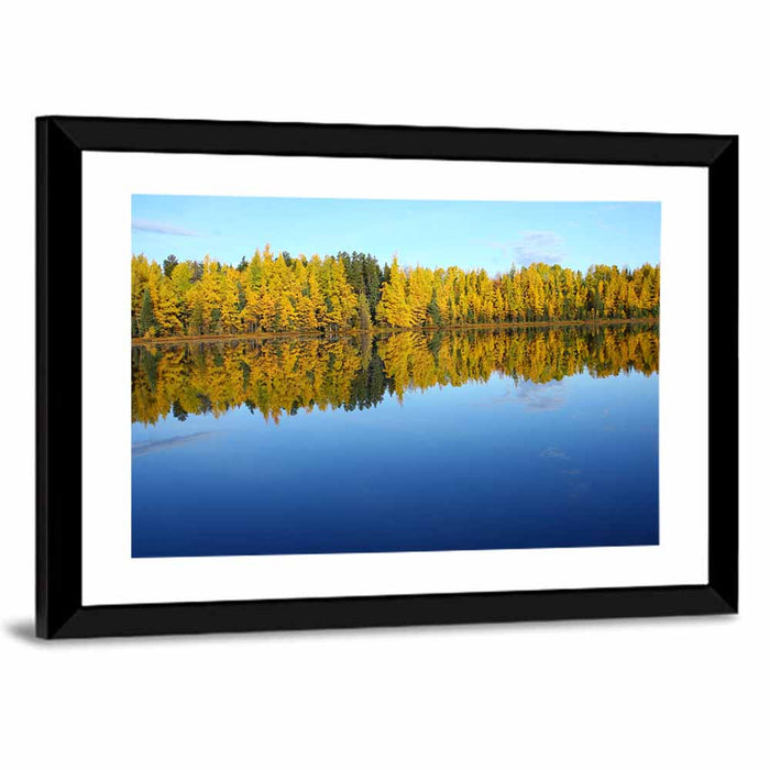 Lake Abitibi Wall Art as a framed print