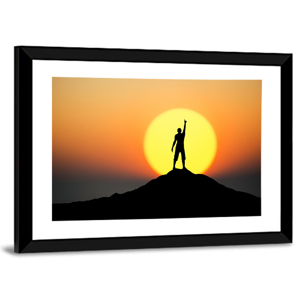 Champion Silhouette Wall Art