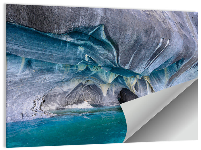 General Carrera Marble Caves Wall Art as a poster print