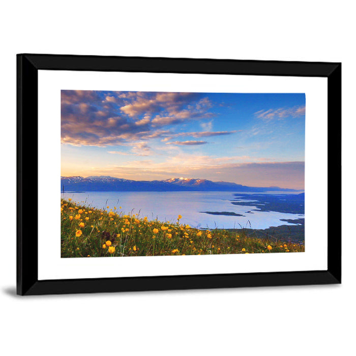 Abisko National Park Sunrise Wall Art as a framed print