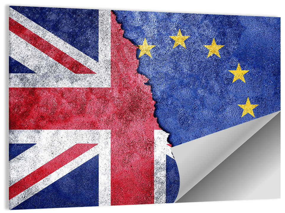 Brexit Flag Wall Art