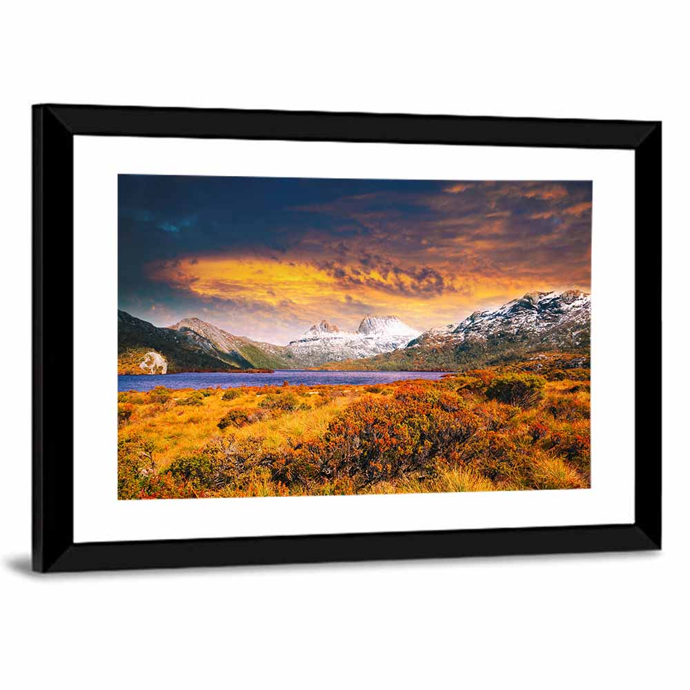 Cradle Mountain Sunset Wall Art