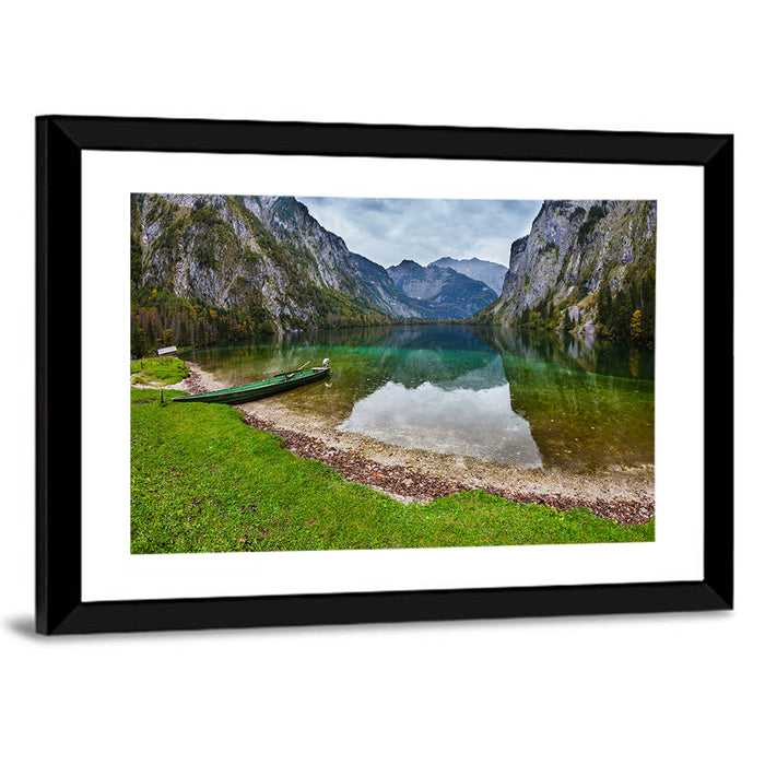 Obersee at Königssee Wall Art as a framed print