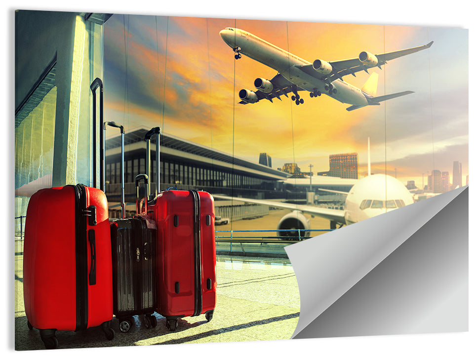 Airport Terminal Travel Concept Wall Art