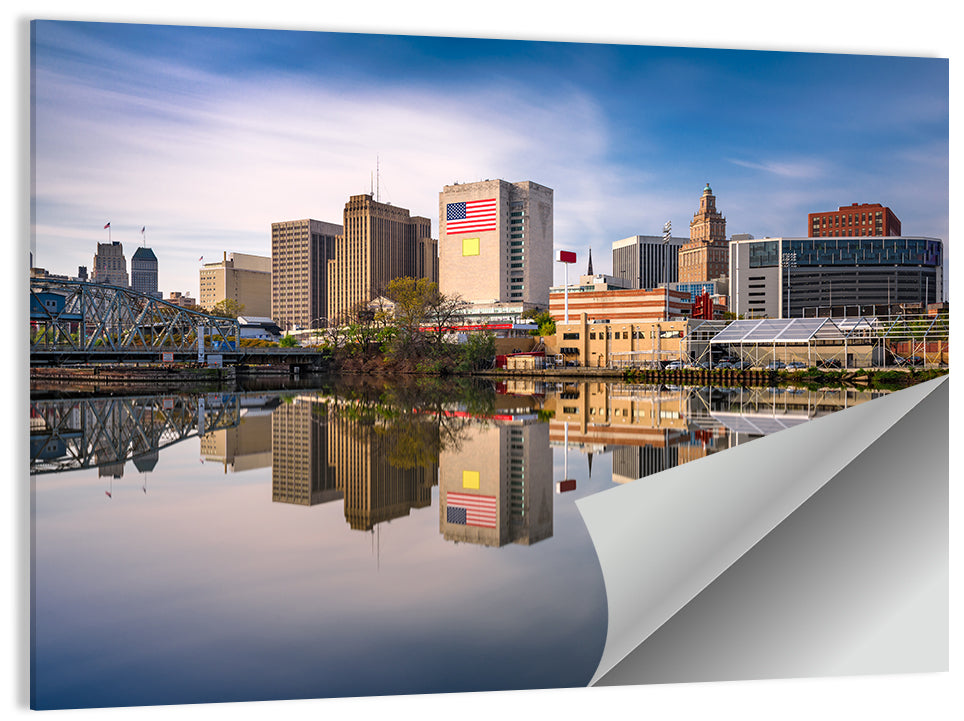 Newark Skyline Wall Art