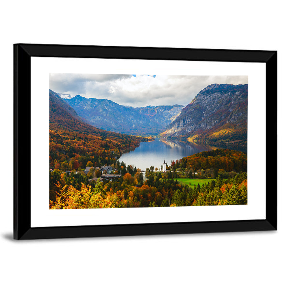 Bohinj Lake In Julian Alps Wall Art