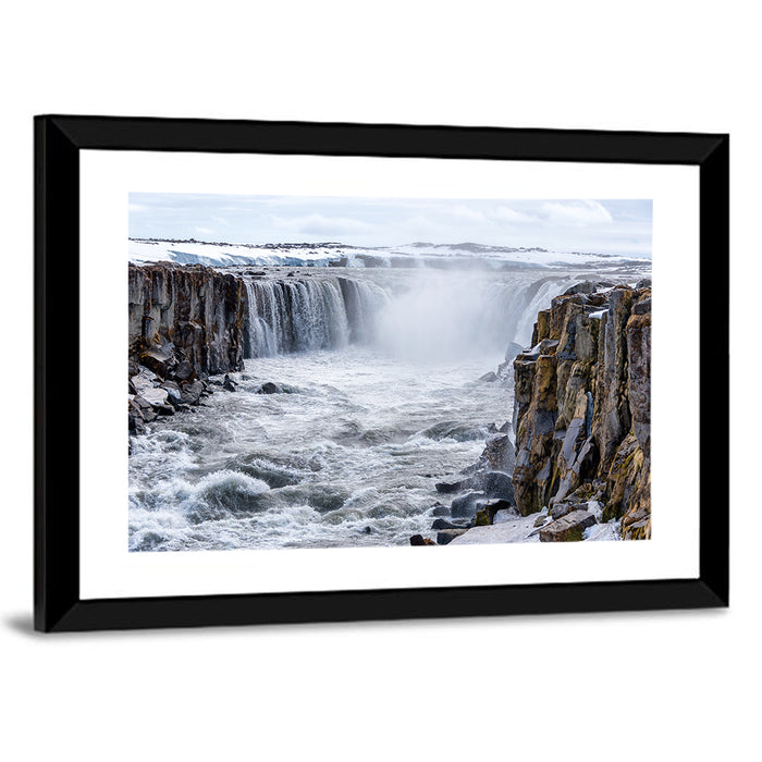 Selfoss Waterfall, Iceland Wall Art as a framed print