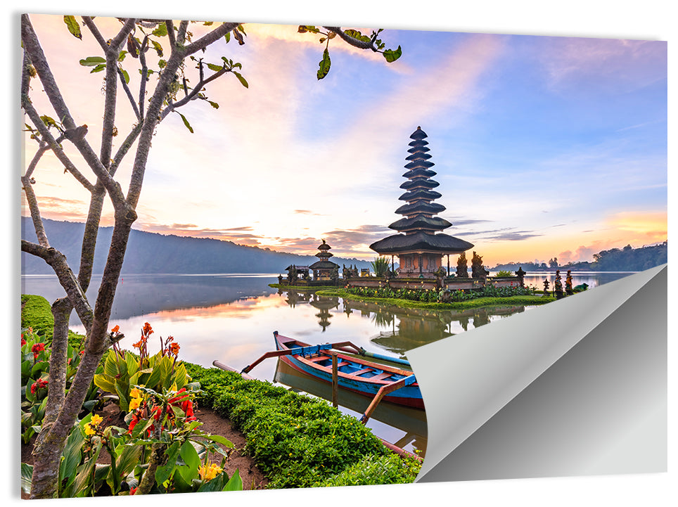 Ulun Danu Beratan Temple Wall Art