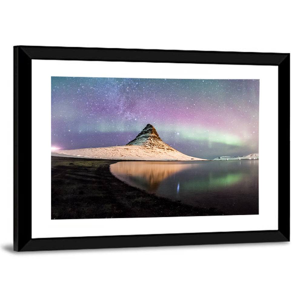 Kirkjufell & Milky Way Wall Art