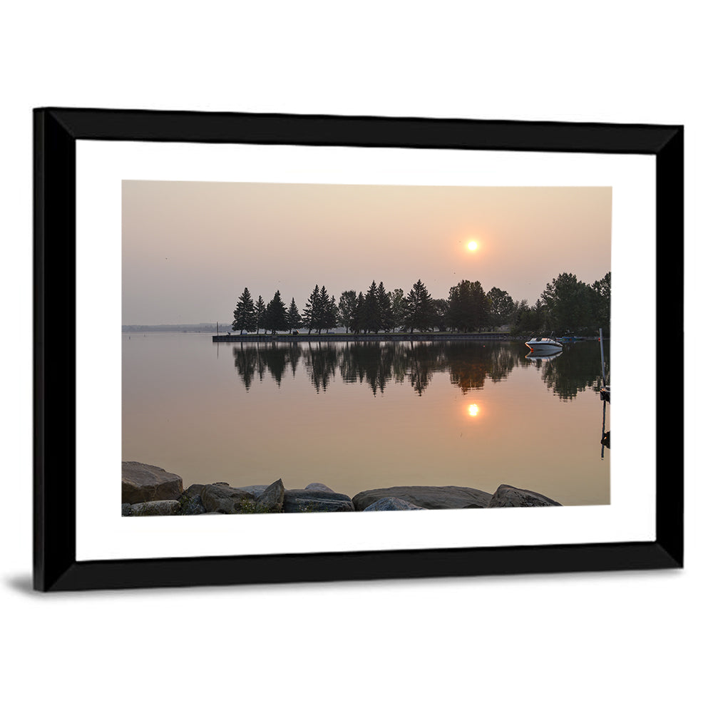 Sylvan Lake Sunset Wall Art