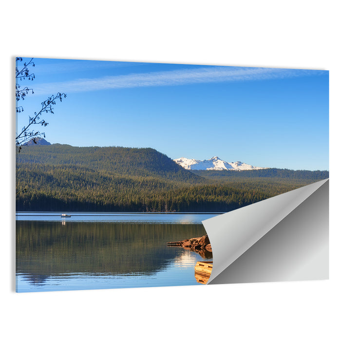 Odell Lake Pier Wall Art as a poster print