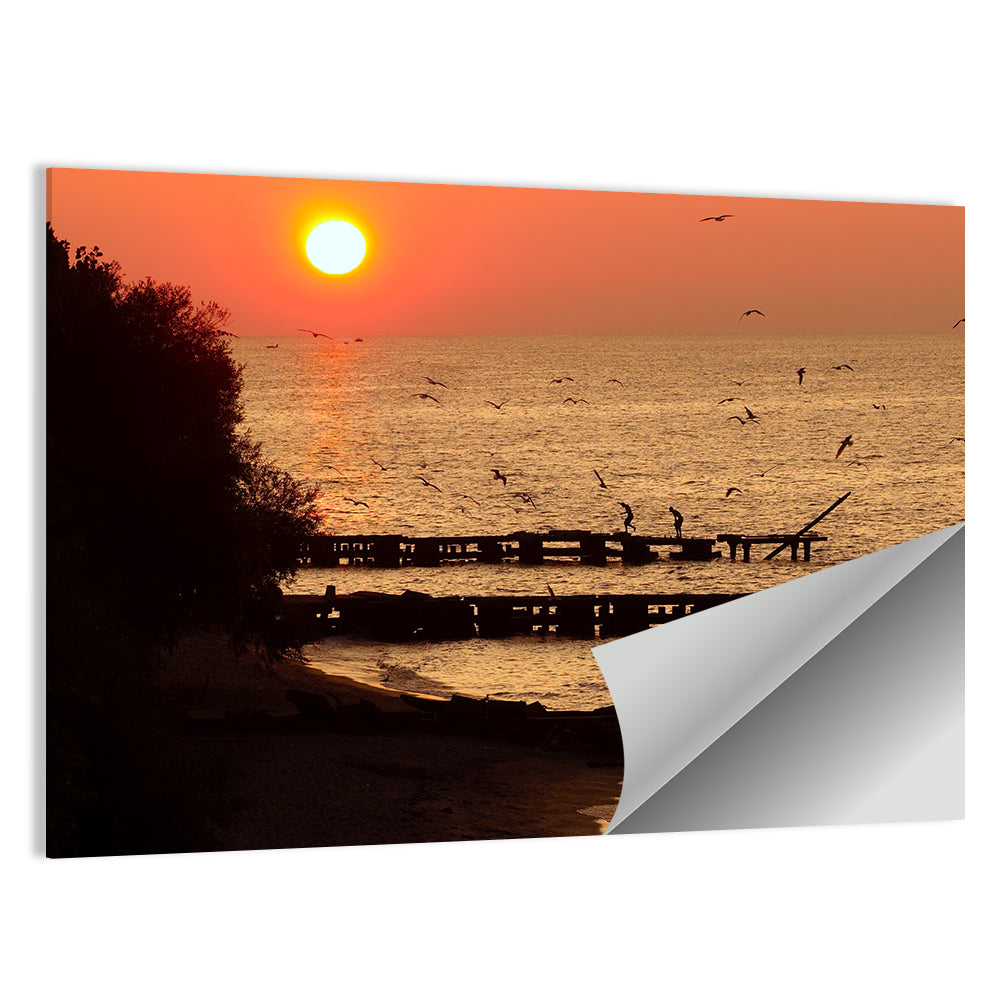 Lake Erie Sunset Wall Art