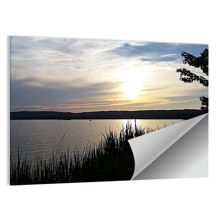 Lake Guntersville Sunset Wall Art as a poster print