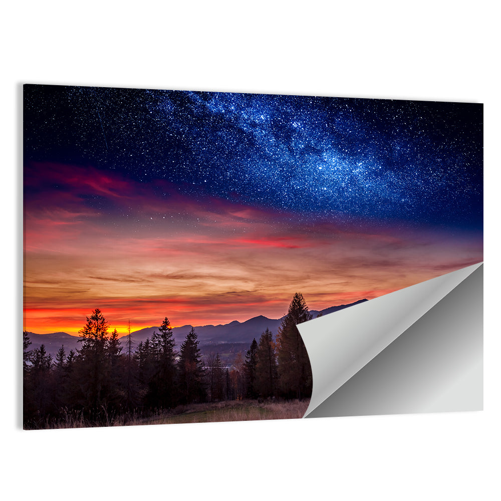 Tatras Mountain Sunset Wall Art
