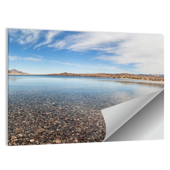 Lake Mohave Shoreline Wall Art as a poster print