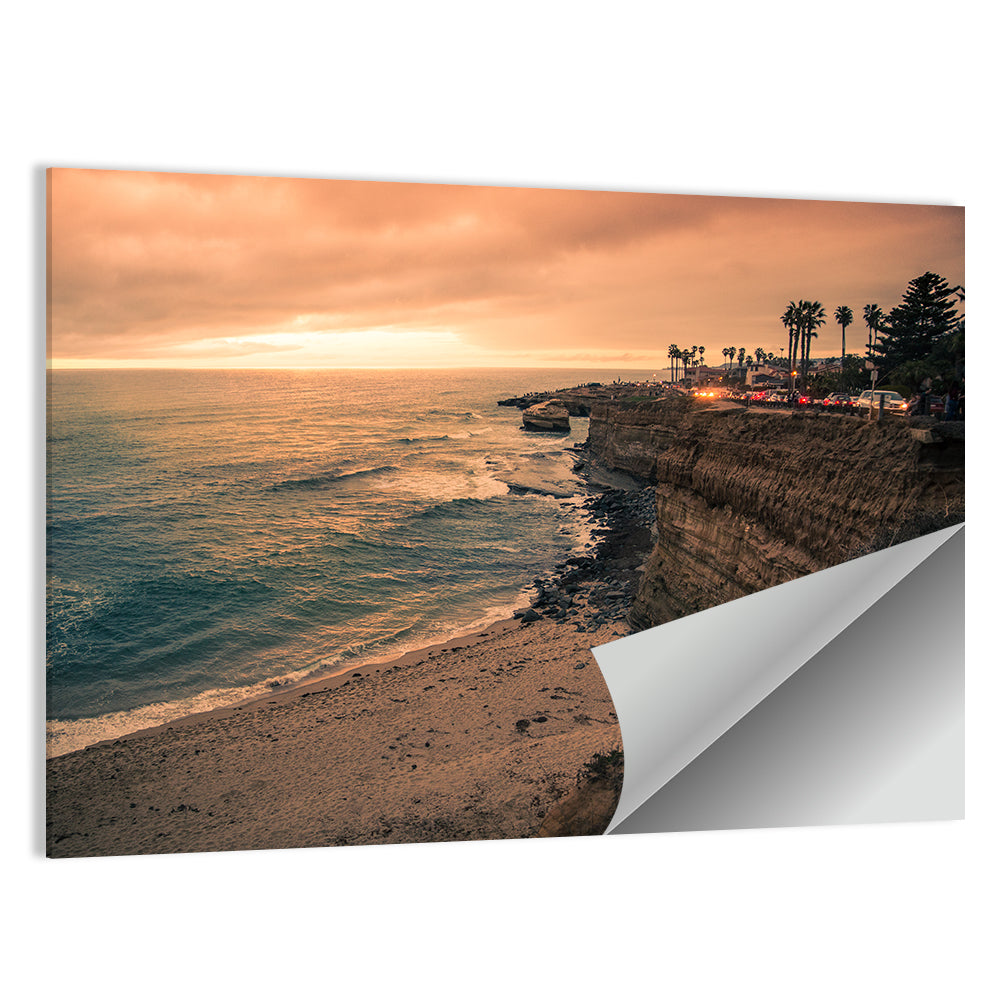 Point Loma Cliffs Wall Art, poster print, landscape