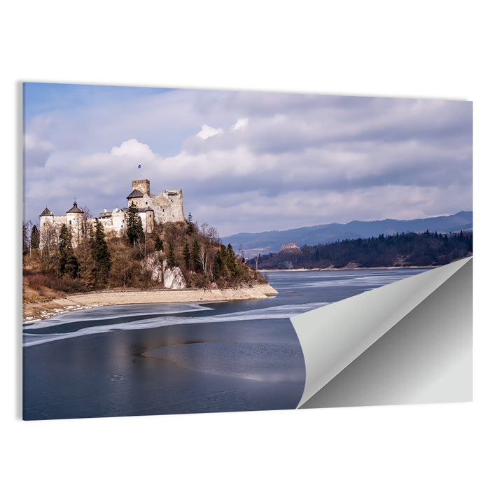 Niedzica Castle on Czorsztynskie Lake Wall Art as a poster print
