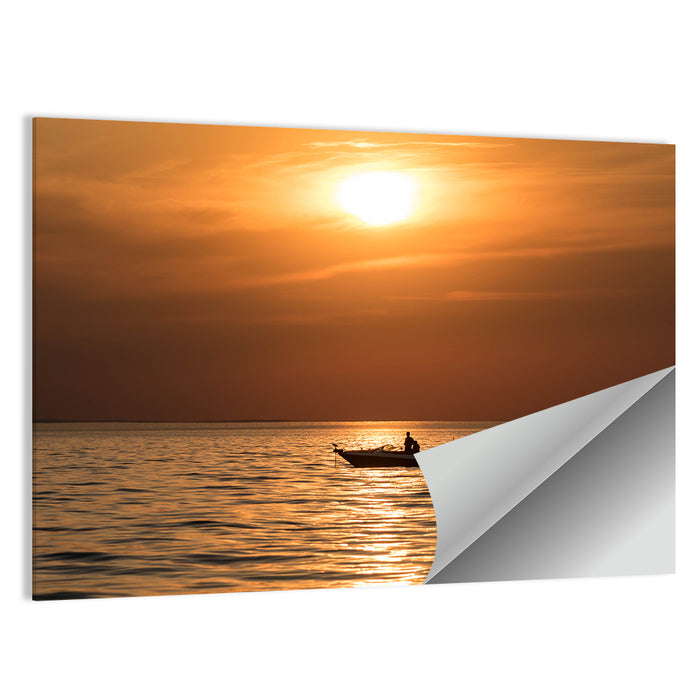 Mille Lacs Lake Sunset Wall Art as a poster print