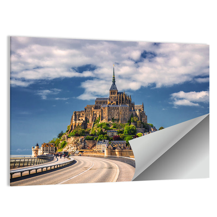Mont Saint-michel at Low Tide Wall Art as a poster print