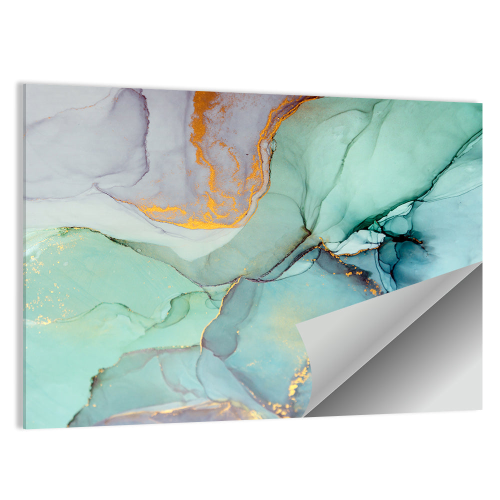 Digital Geometric Abstract Wall Art