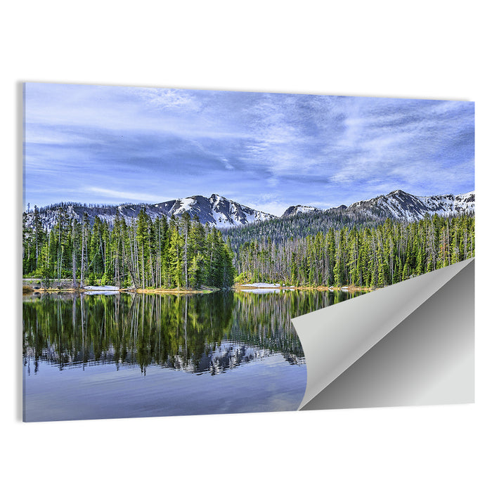 Lake Sylvan Reflection Wall Art as a poster print