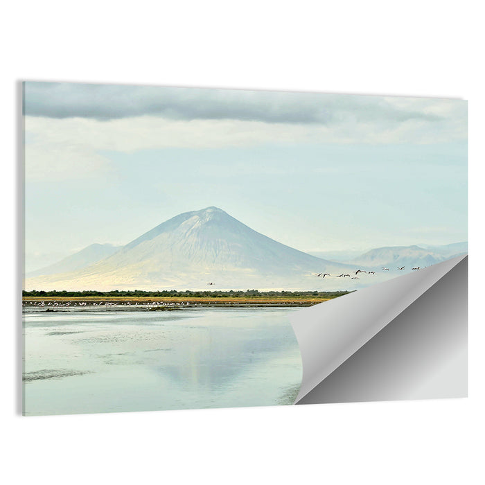 Lake Natron Reflection Wall Art as a poster print