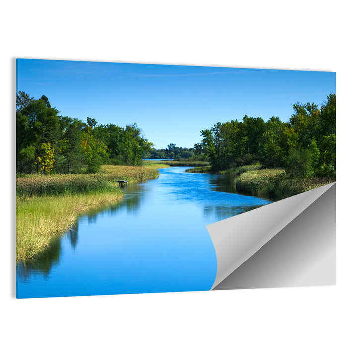 Mississippi River Landscape Wall Art as a poster print