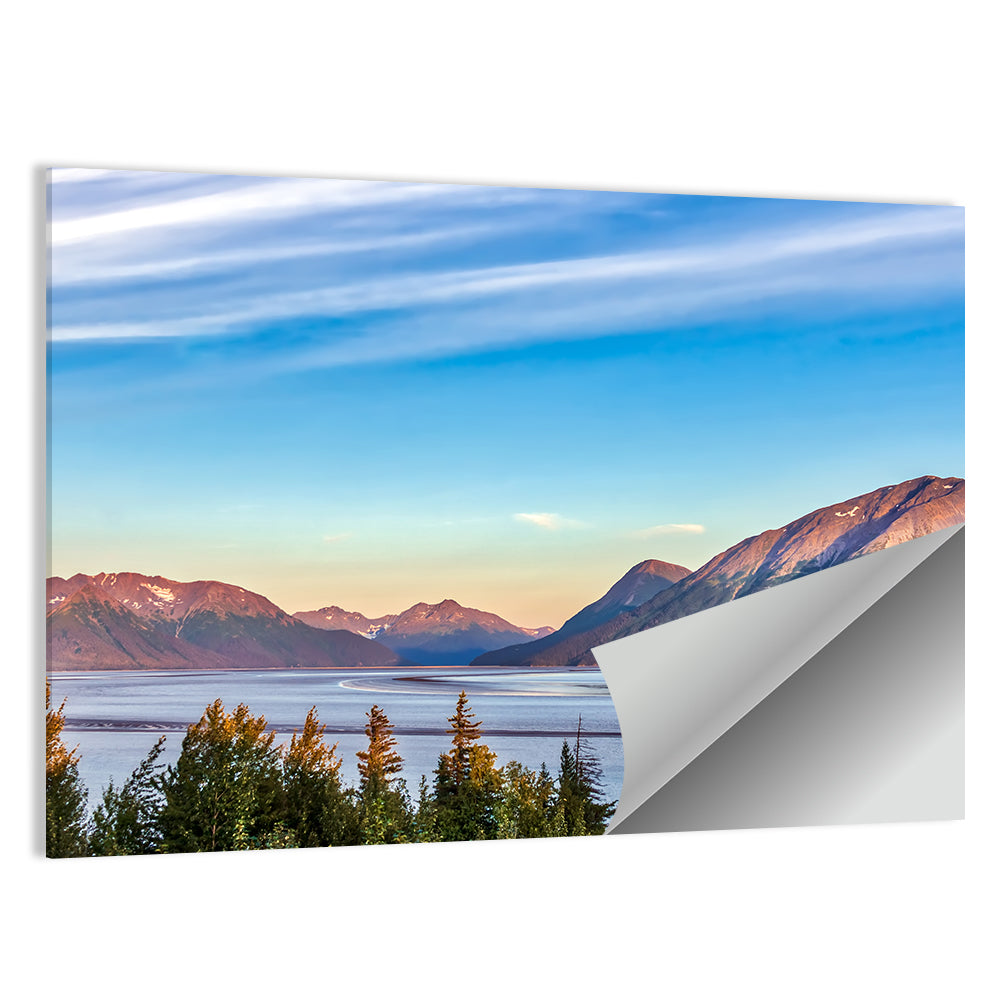 Stunning Alaskan Mountain Lake Wall Art