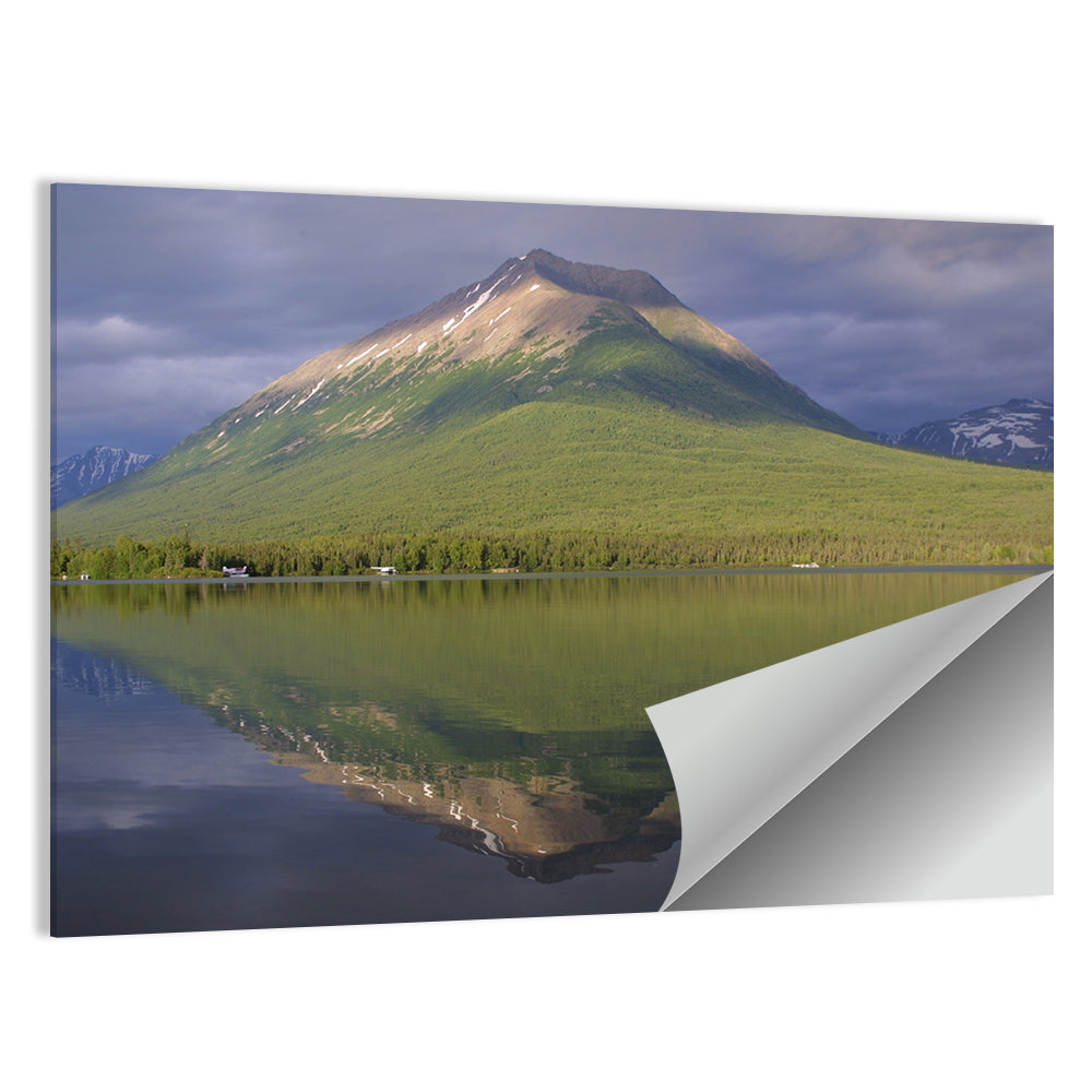 Mount Tanalian from Lake Clark Wall Art