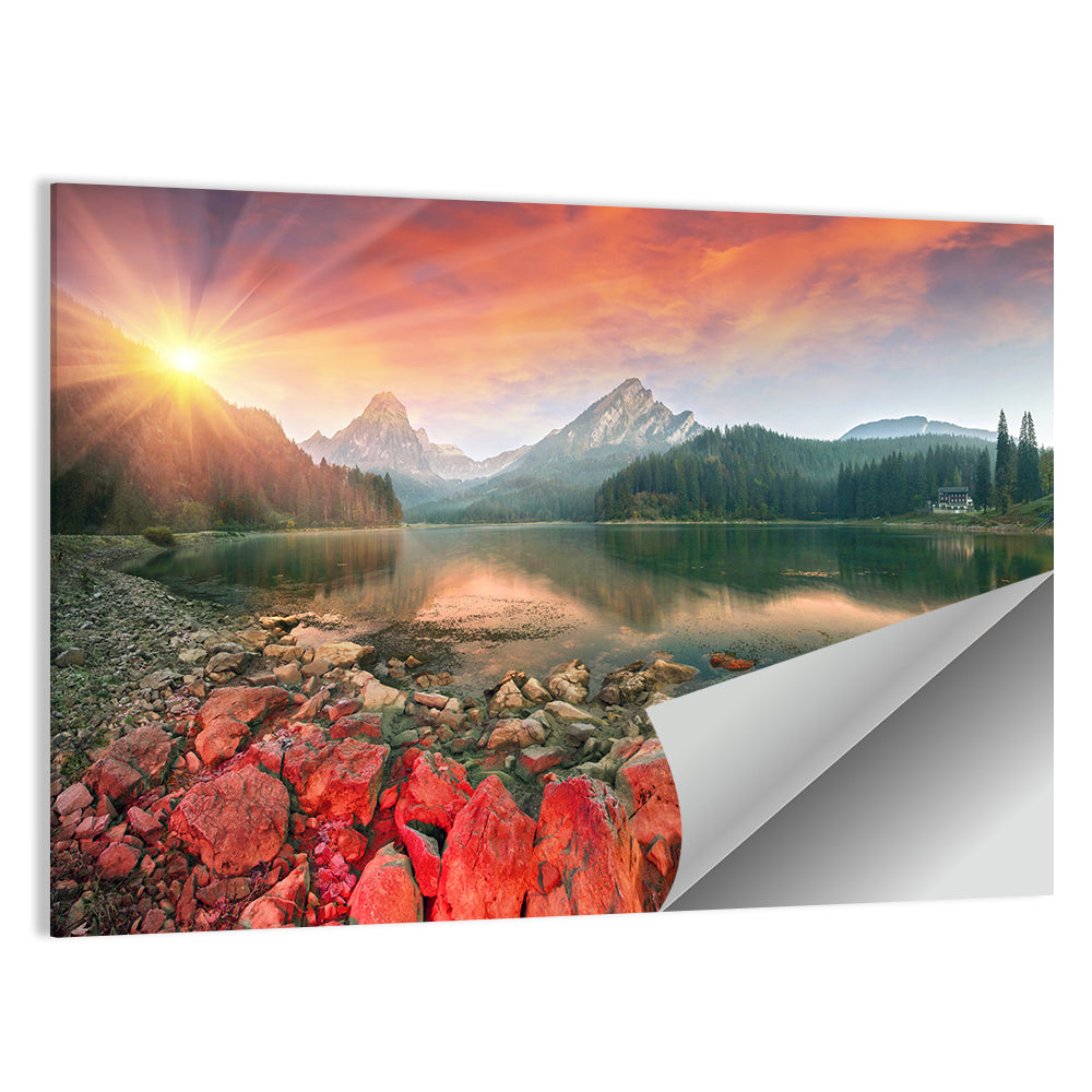 Lake Obersee Sunrise Wall Art
