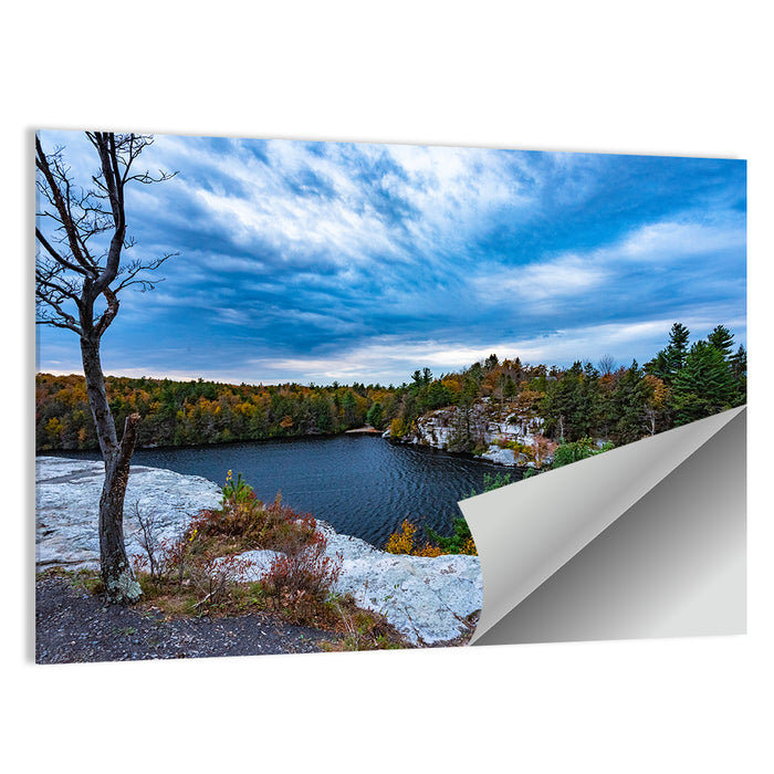 Lake Minnewaska Vista Wall Art as a poster print